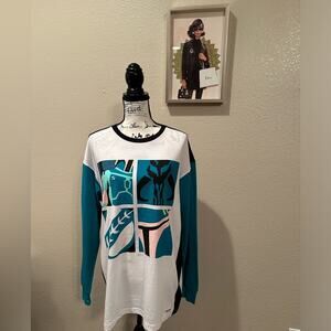 NWT Disney Parks Star Wars Land Boba Fett Long-Sleeved Shirt S M L